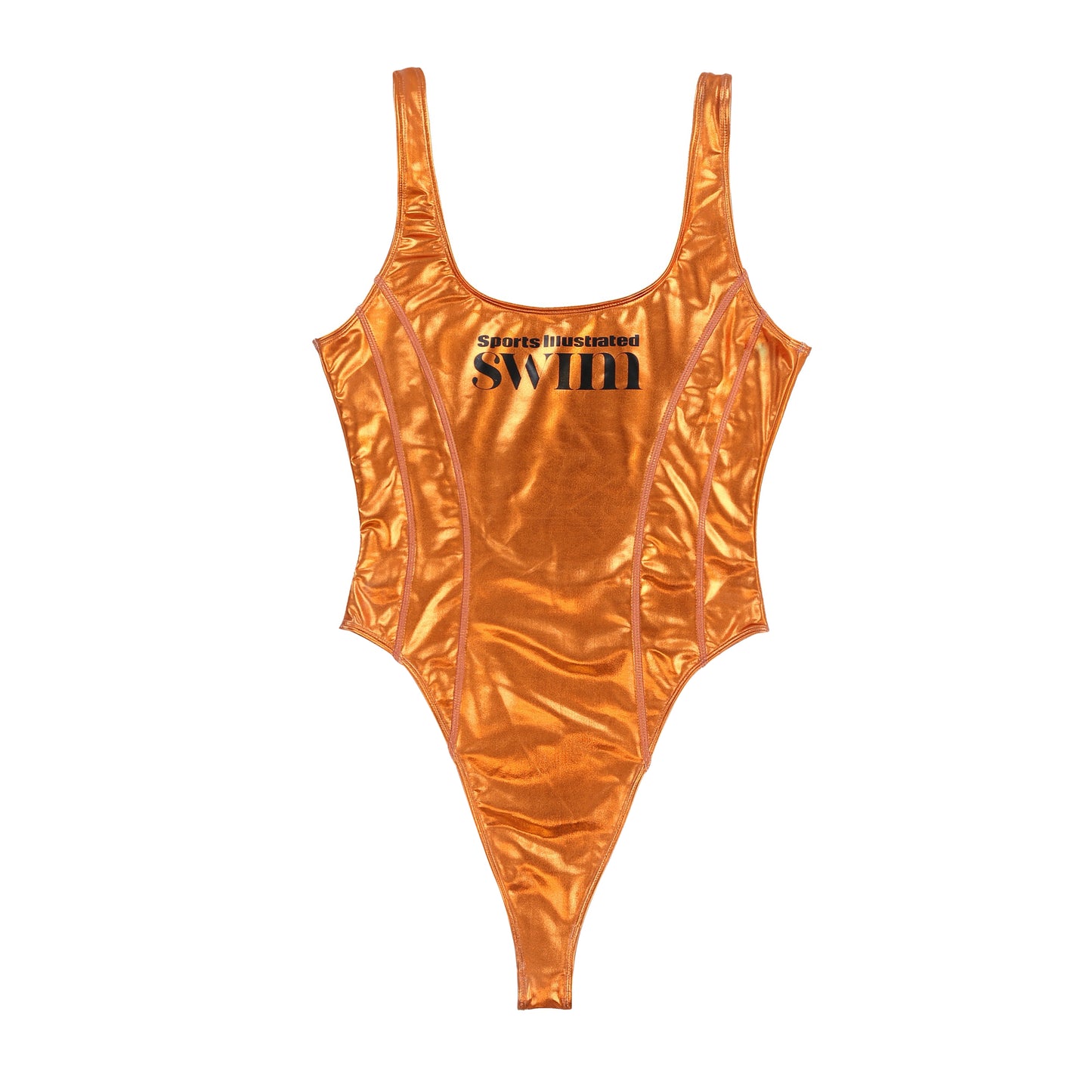 Sports Illustrated Swim Orange One-Piece
